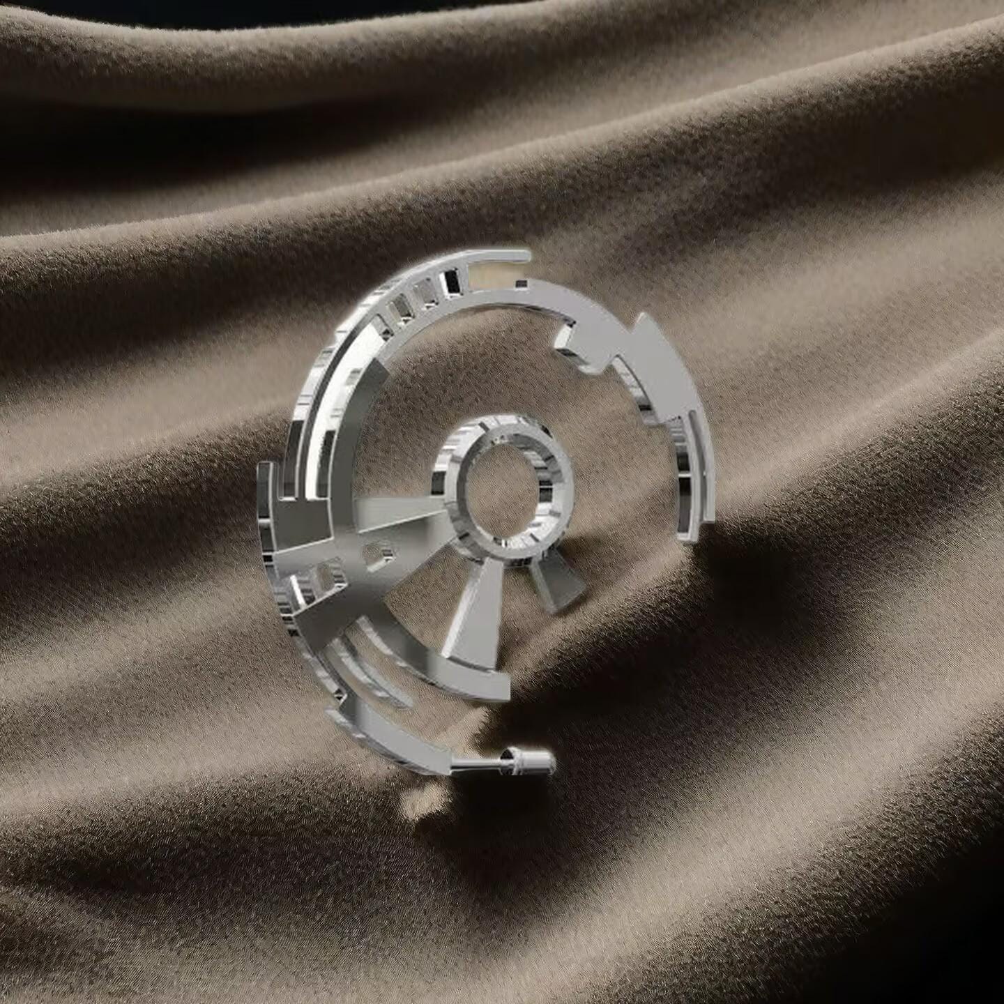Cyberpunk Gear Earrings | Turbine Industrial Ear Studs for Him & Her | Y2K Techwear Jewelry | Edgy Unisex Gift for Party or Birthday