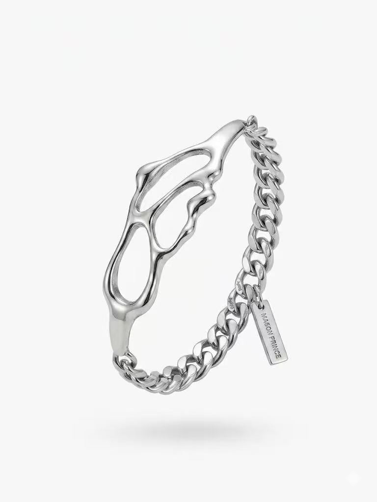 Matrix Melt Irregular Lattice Bracelet