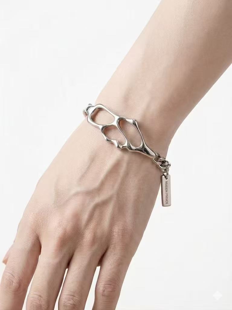 Matrix Melt Irregular Lattice Bracelet