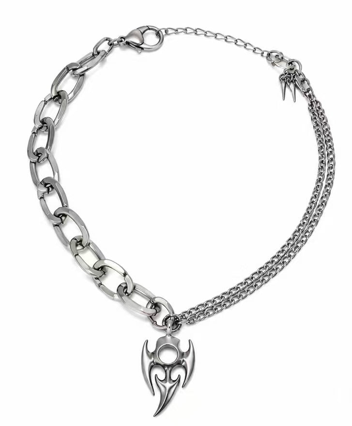 Molten Anima Flame Layered Necklace