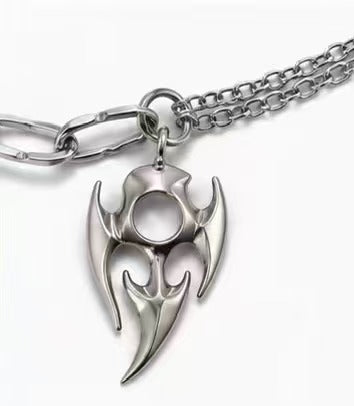 Molten Anima Flame Layered Necklace