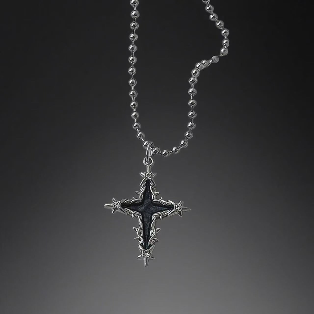Chains | antique-silver | Cybernicho | Gothic Sacrament Collection | variety-of-cross-skull-and-heart-pendants