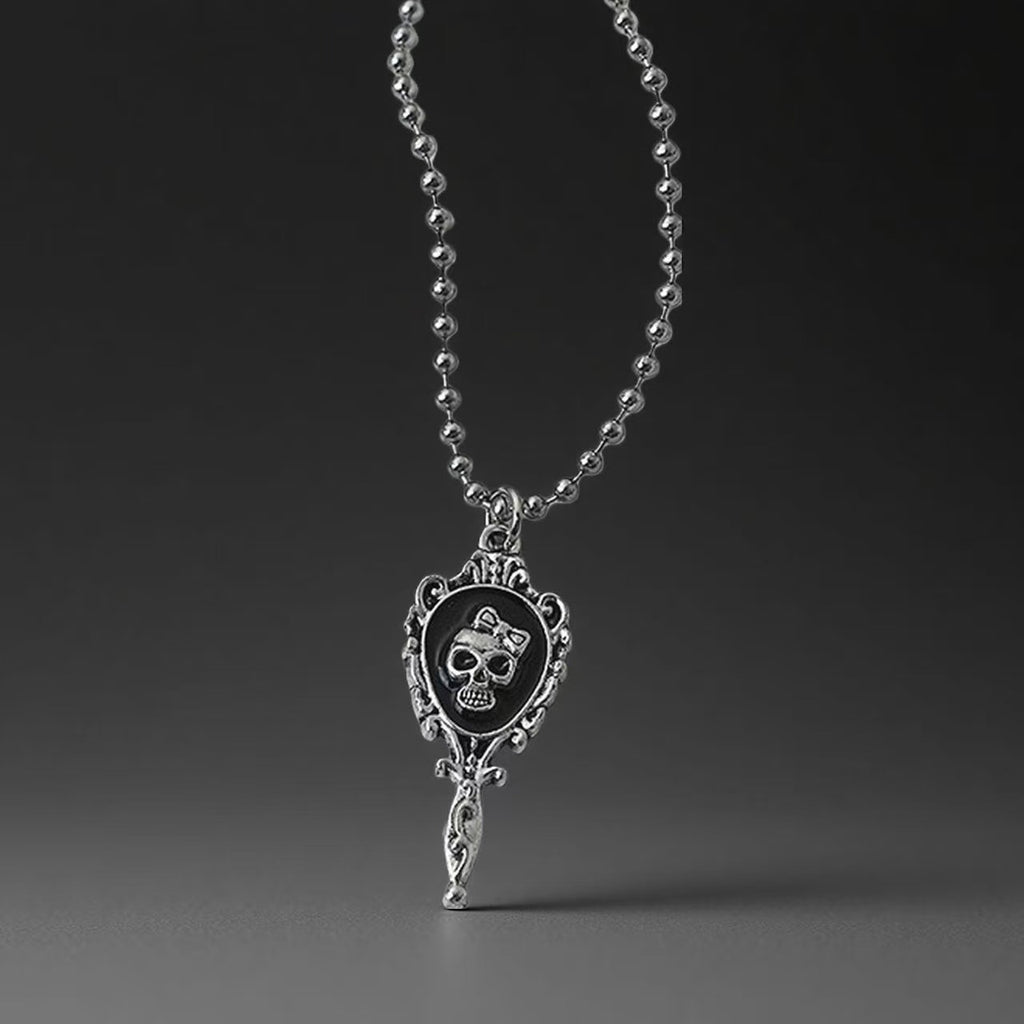 Chains | antique-silver | Cybernicho | Gothic Sacrament Collection | variety-of-cross-skull-and-heart-pendants