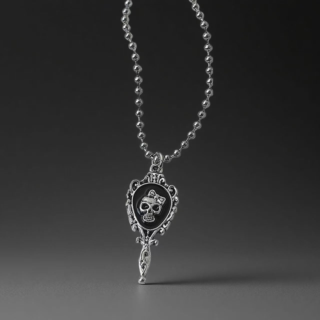 Chains | antique-silver | Cybernicho | Gothic Sacrament Collection | variety-of-cross-skull-and-heart-pendants