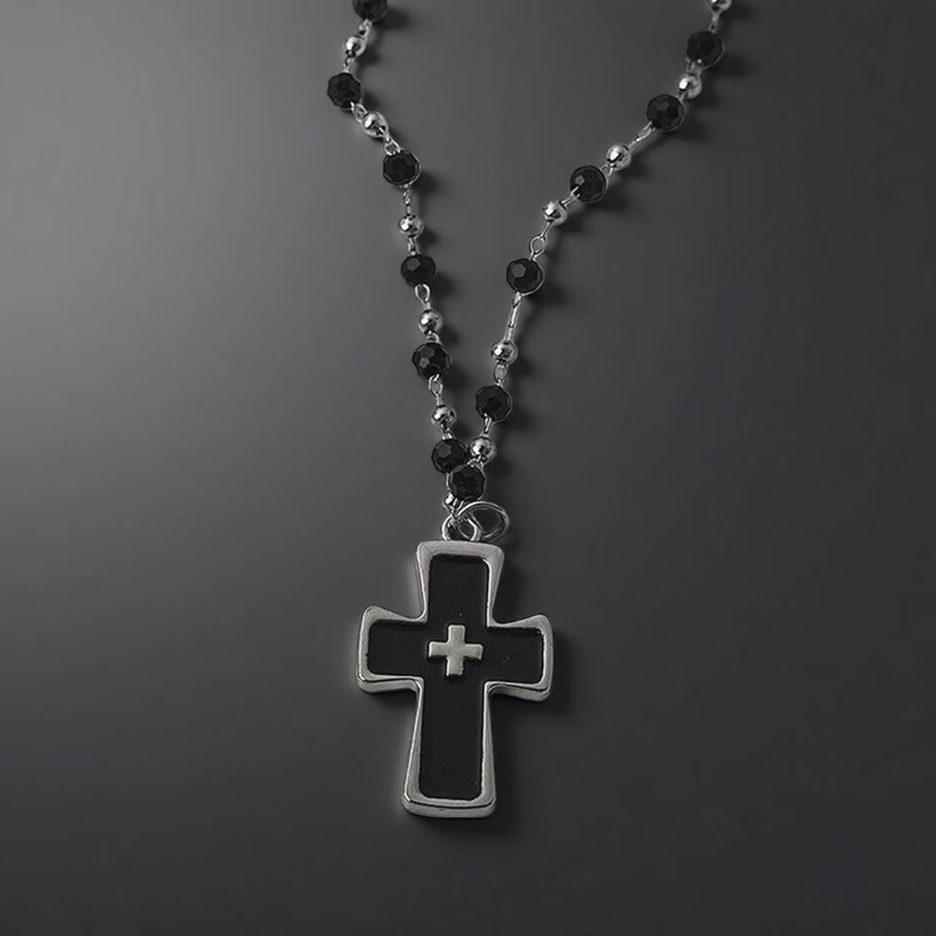 Chains | antique-silver | Cybernicho | Gothic Sacrament Collection | variety-of-cross-skull-and-heart-pendants