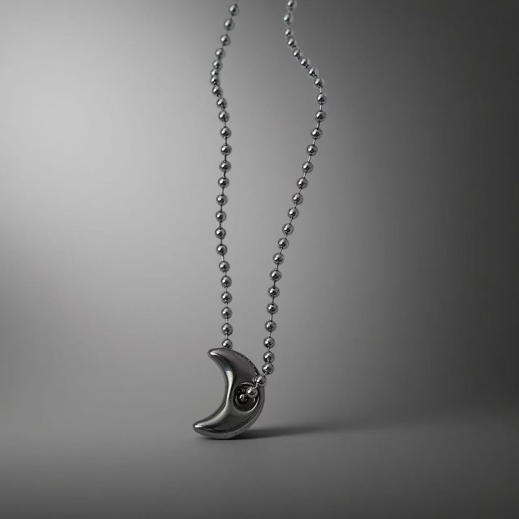 Star Necklace | Silver | Cybernicho | Molten Anima Polaris Pendant | Cyberpunk Goth Jewelry